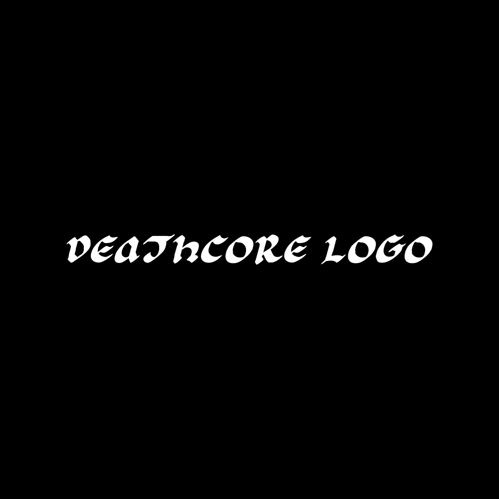 Deathcore calligraphy logo image idea.