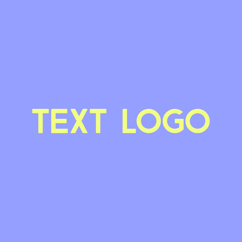 All caps yellow text logo image.