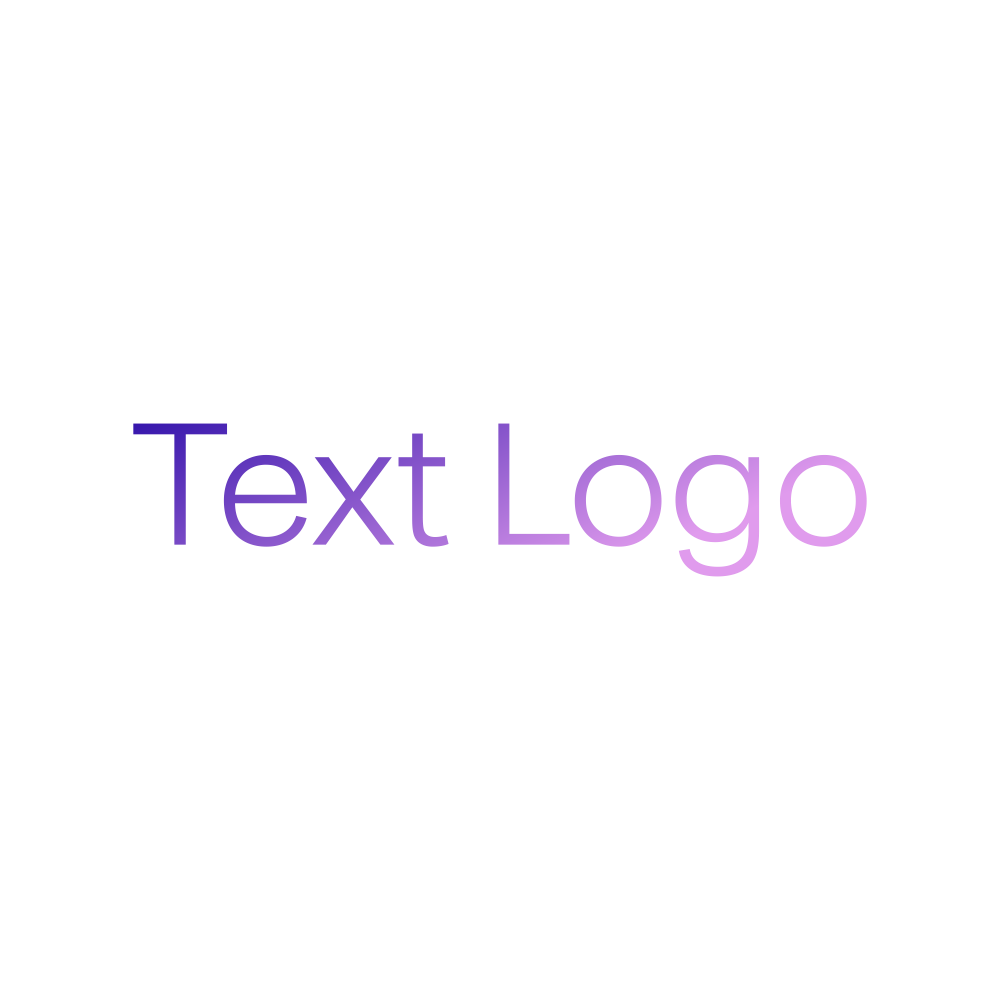 Sans serif purple text logo image.